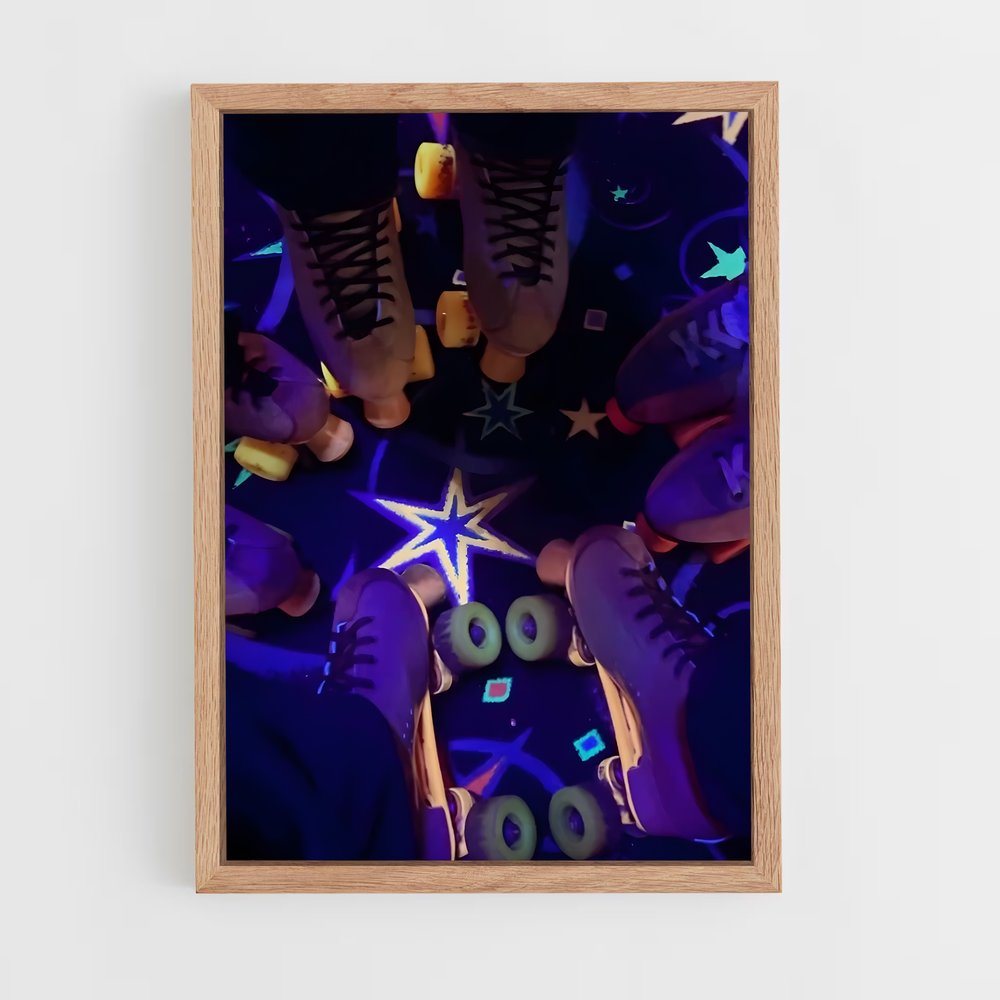 Poster Étoiles en Roller (vue 4)